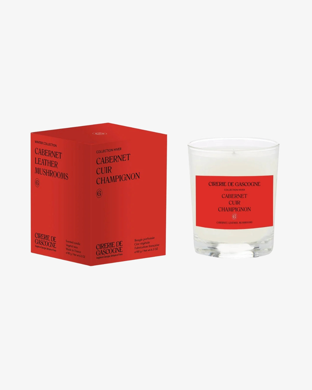 Świeca zapachowa - Cabernet, Skóra, Grzyby - Amabase