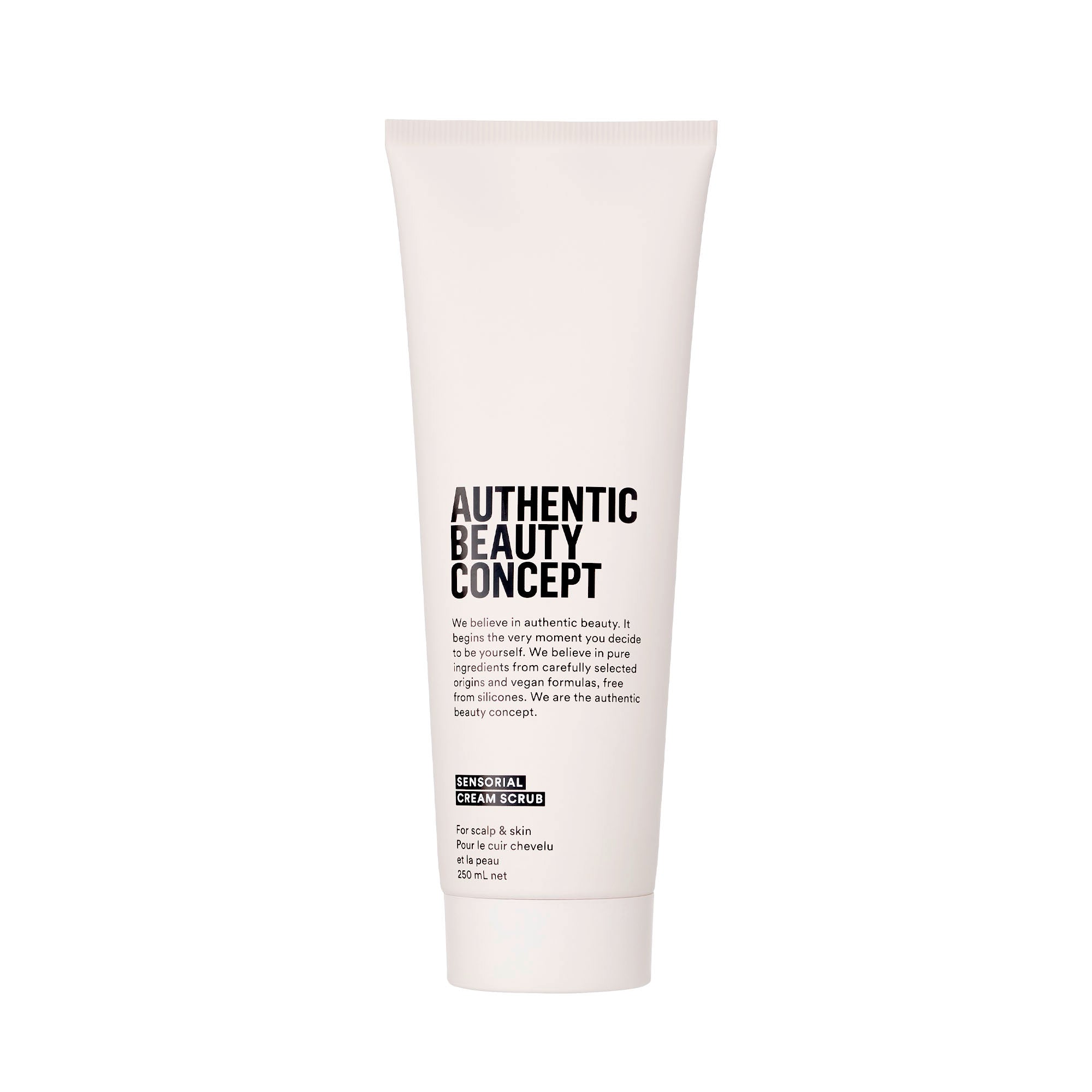 Sensorial Cream Scrub - Zmysłowy Kremowy Peeling do skóry głowy, ciała i twarzy 250ml - Amabase