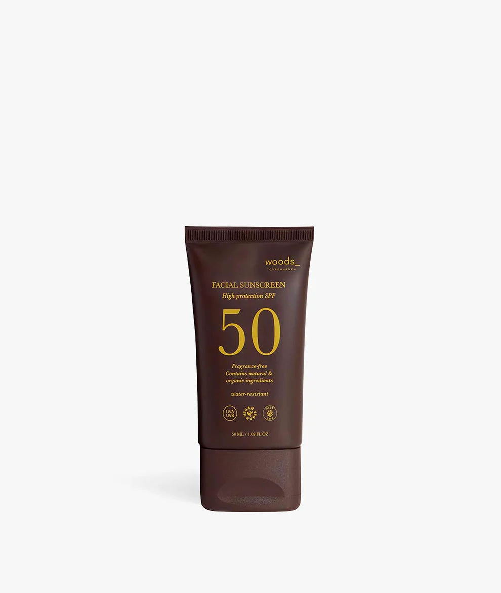 Facial Sunscreen SPF 50 50ml Krem ochronny do twarzy z filtrem SPF 50 - Amabase