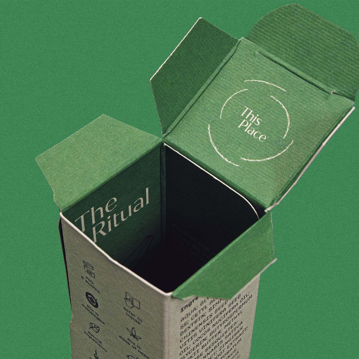 The Hug 60ml - Krem przeciw dyskomfortowi menstruacyjnemu z CBD, imbirem, dziurawcem, pieprzem mnisim, kadzidłem i korą sosny morskiej - Amabase