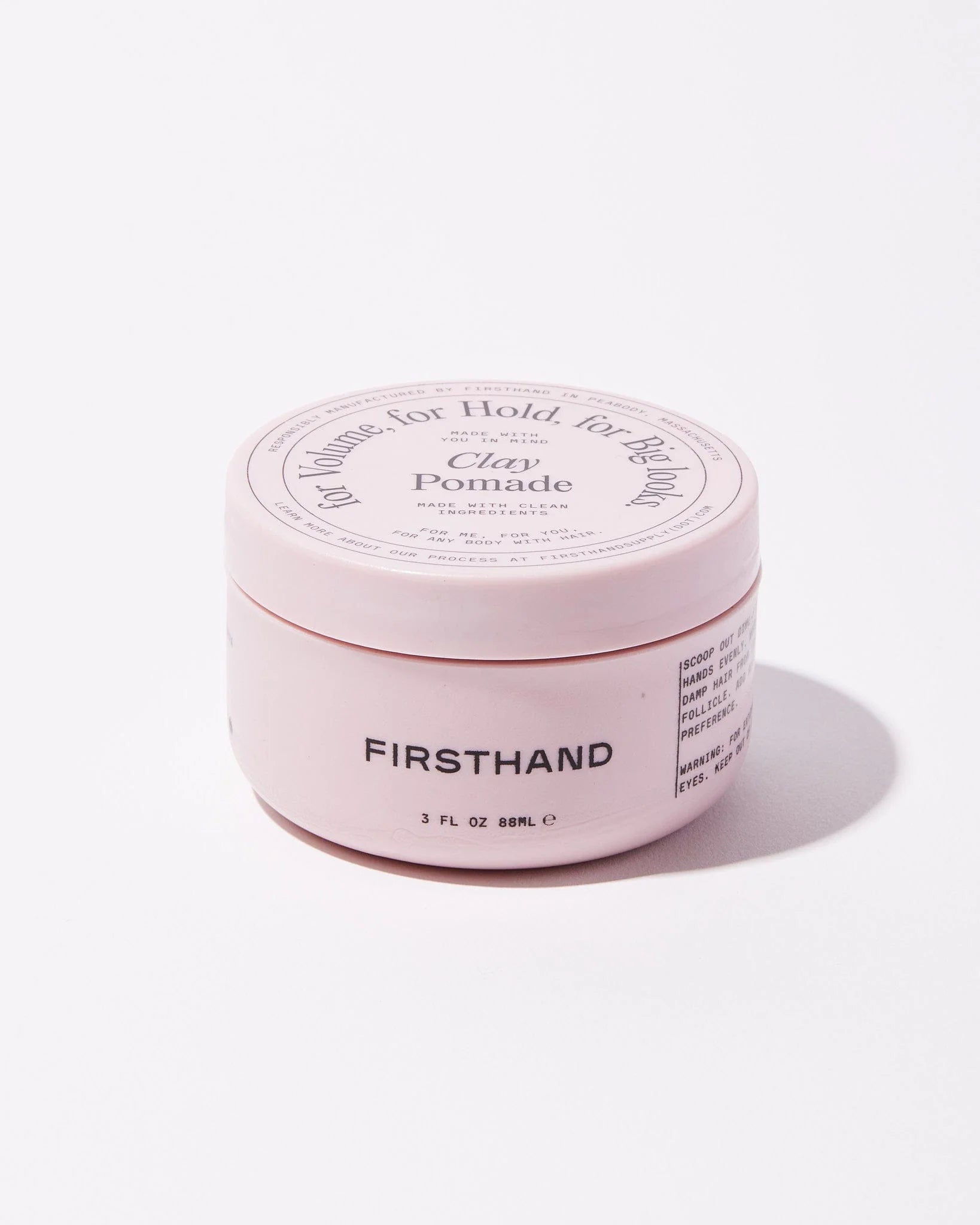 Clay Pomade - matowa glinka do włosów o mocnym chwycie - Amabase