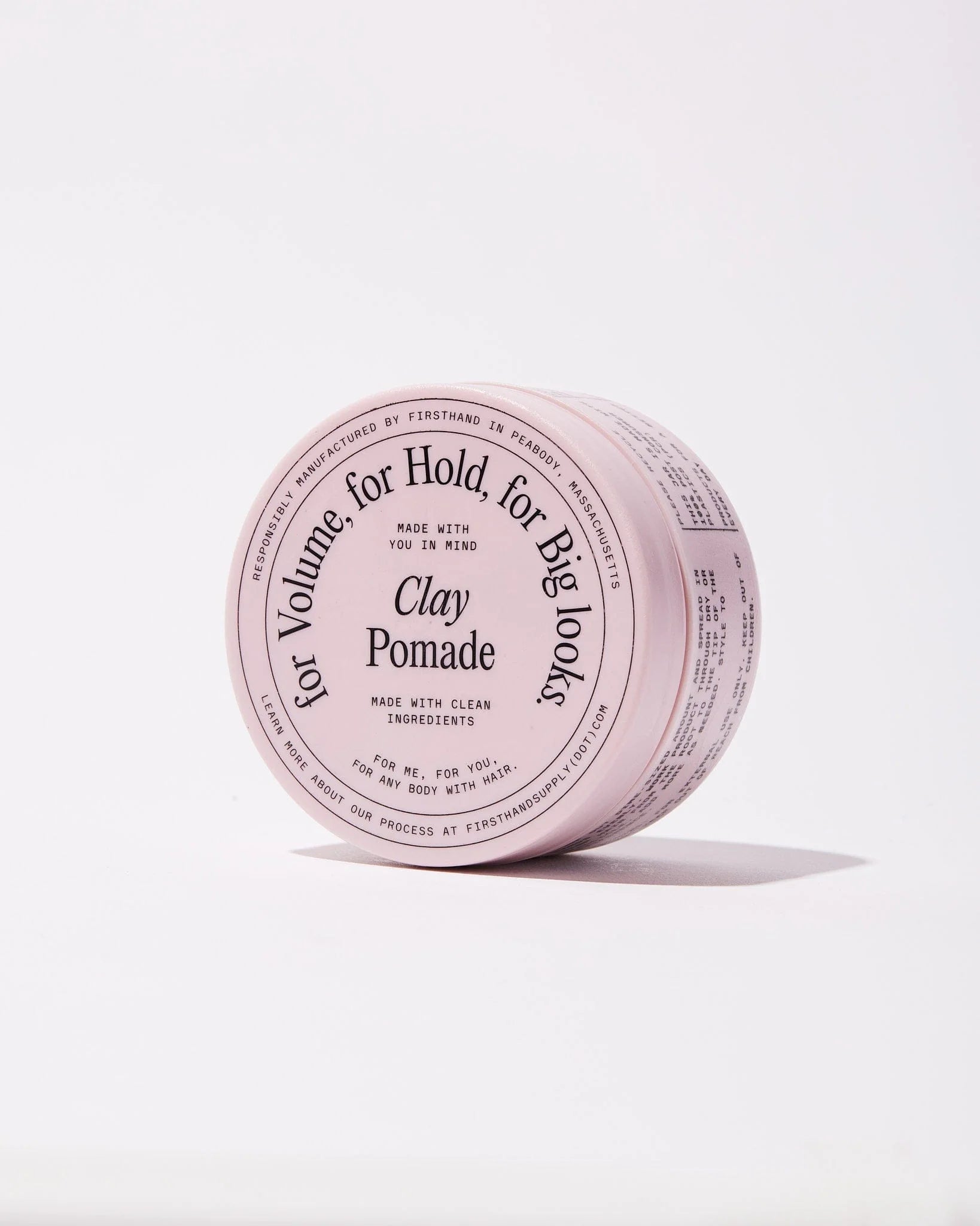 Clay Pomade - matowa glinka do włosów o mocnym chwycie - Amabase