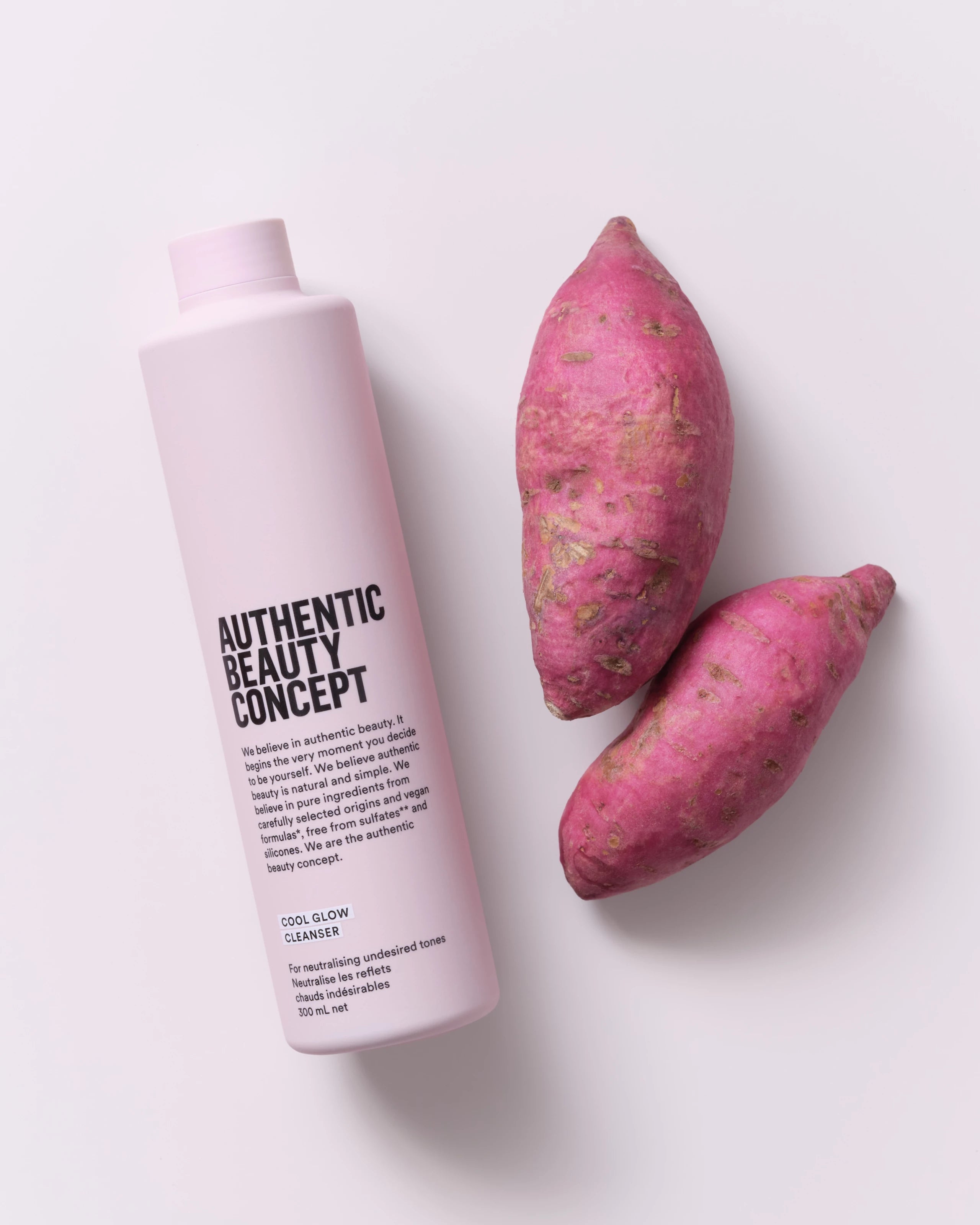 Cool Glow Cleanser -  Chłodny Szampon Nabłyszczający do włosów 300 ml - Amabase