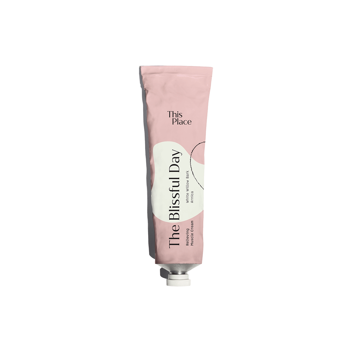 The Blissful Day 60ml - Krem przeciw napięciom mięśniowym z CBD, Wierzbą Białą, Arniką, Sosną Morską i Kurkumą - Amabase