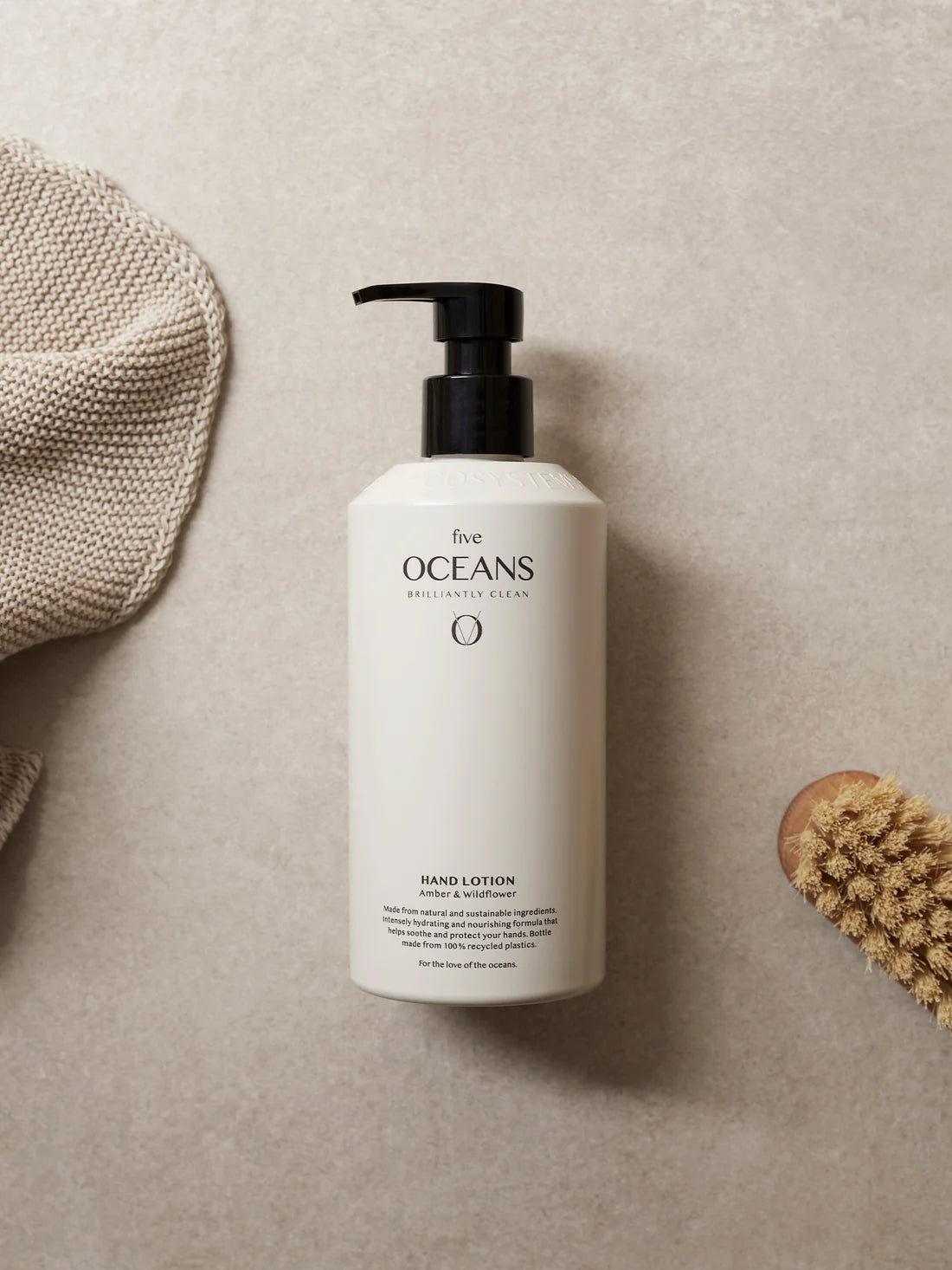Hand Lotion Amber & Wildflower - Biodegradowalny Nawilżający Krem do Rąk - Amabase