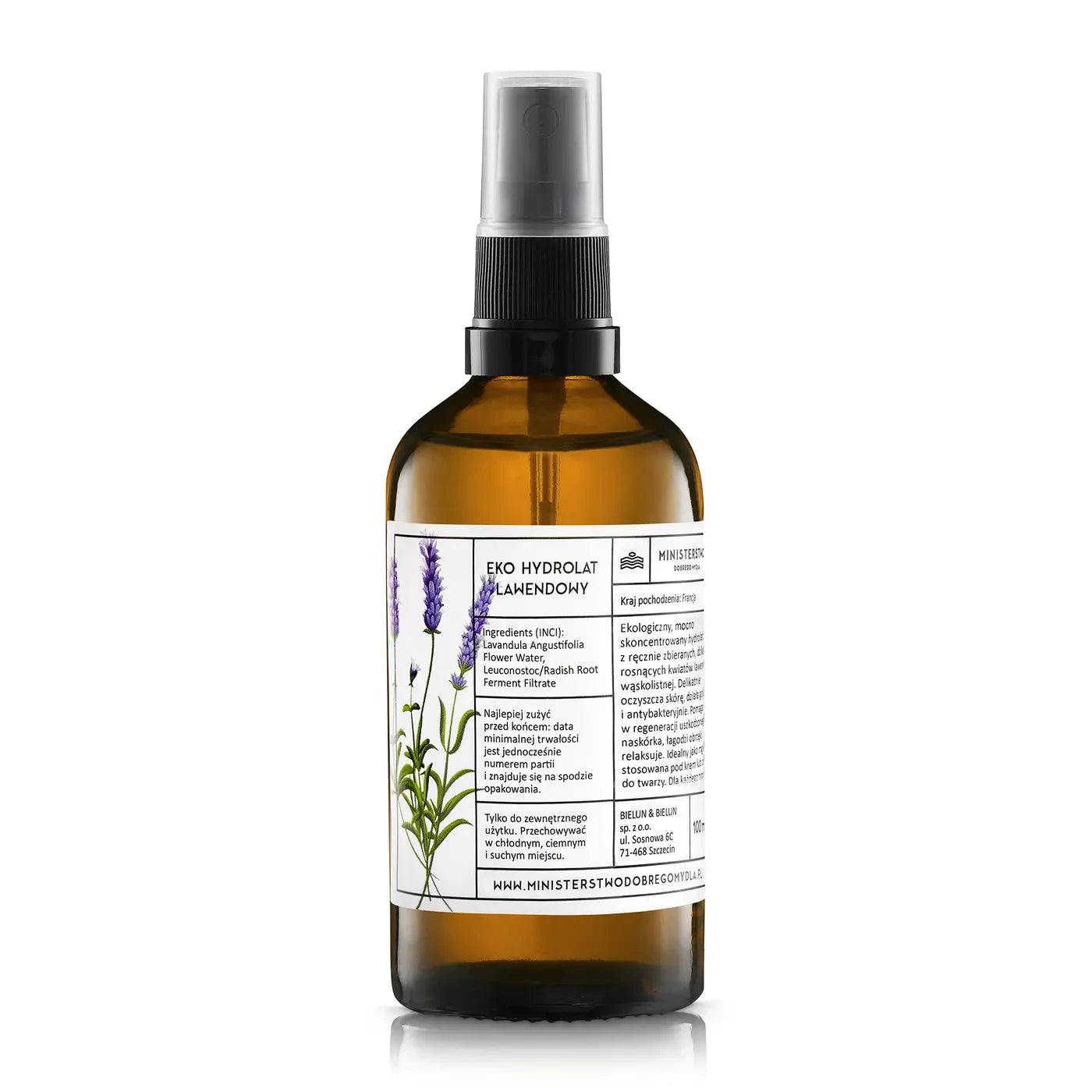 Lawenda - Hydrolat ekologiczny - Amabase