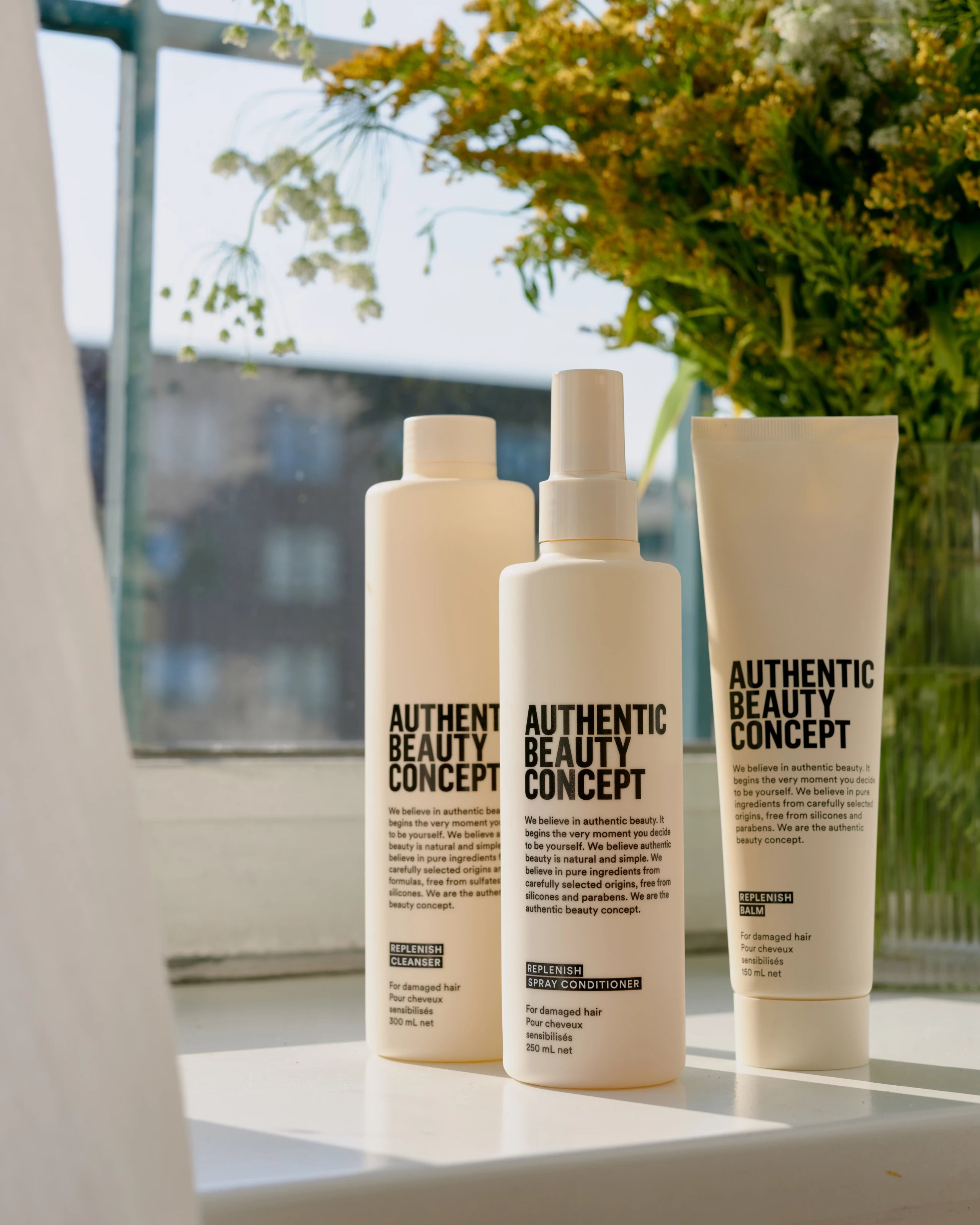 Replenish Spray Conditioner - Odżywka Odbudowująca w Sprayu 250 ml - Amabase